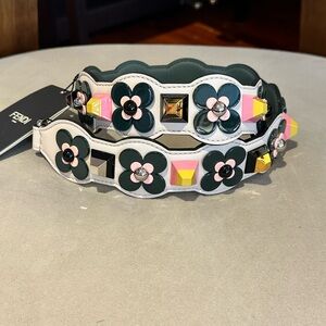 Fendi Floral Embellished Bag Strap